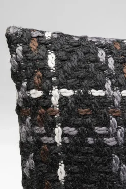 KARE Kissen Colorado Schwarz 45x45cm