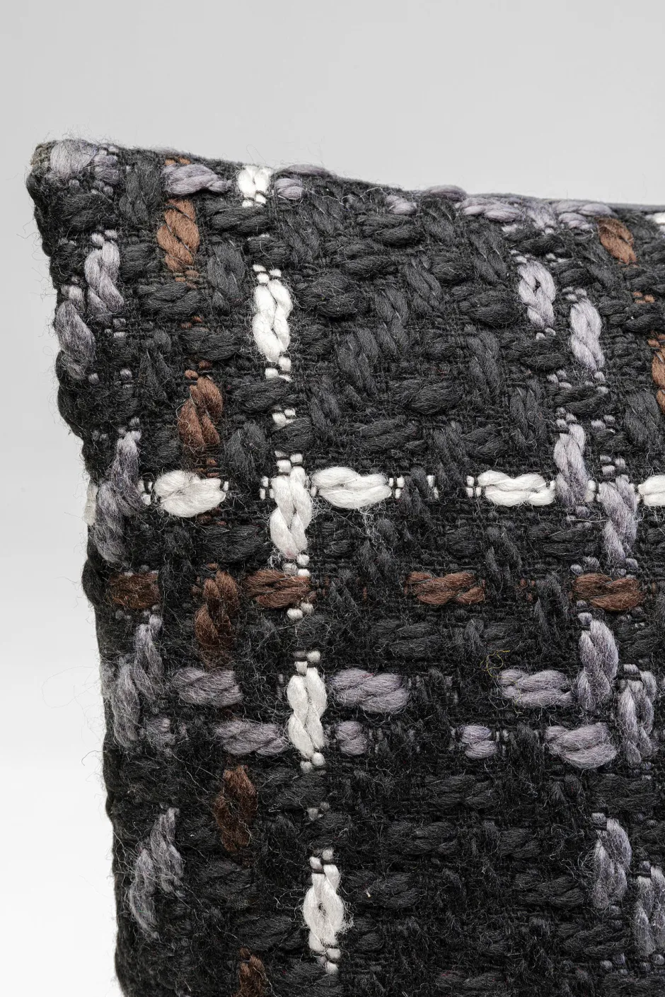 KARE Kissen Colorado Schwarz 45x45cm