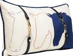 KARE Kissen Horsefaces 28x50cm