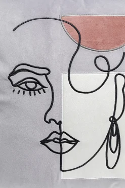 KARE Kissen Mademoiselle 45x45cm