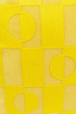 KARE Kissen Phase Gelb 45x45cm