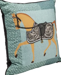 KARE Kissen Show Horse Plaid 45x45cm