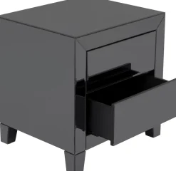 KARE Kommode Klein Luxury Push 2 Schübe Grau