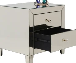 KARE Kommode Klein Pearl Champagne 2 Schübe