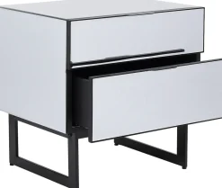 KARE Kommode Klein Soran Schwarz 49x50cm