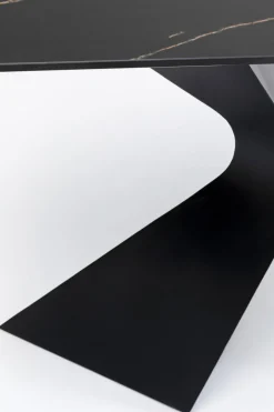 KARE Konsole Gloria Schwarz Keramik 140x81cm