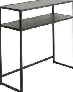 KARE Konsole Loftie Schwarz 80x80cm