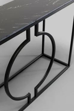 KARE Konsole Miami Loft Schwarz 120x75cm