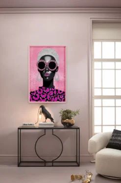 KARE Konsole Miami Loft Schwarz 120x75cm