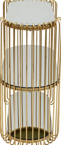 KARE Konsole Wire Brass 81x78cm