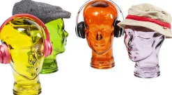 KARE Kopfhörerständer Transparent Sortiert 29cm