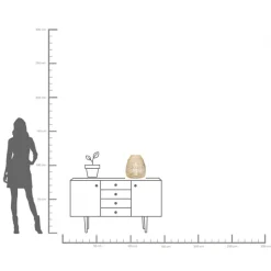 KARE Laterne Hayat Cone Brass 37cm