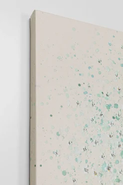 KARE Leinwandbild Flower Boat Beige Grün 120x160cm