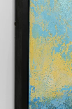 KARE Leinwandbild Jardin Blau 125x215cm