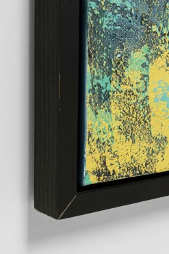 KARE Leinwandbild Jardin Blau 125x215cm