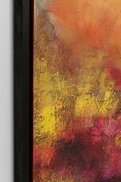 KARE Leinwandbild Jardin Rot 125x215cm