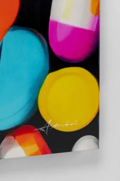 KARE Leinwandbild Pastilla Stripes 70x140cm