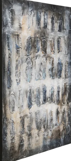 KARE Leinwandbild Shadows Grau 90x120cm