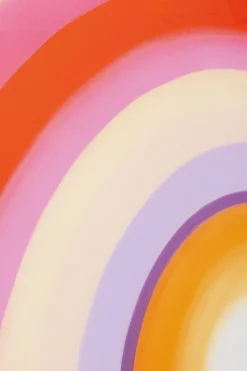 KARE Leinwandbild Tendency Circle Pink 120x120cm