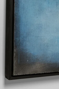 KARE Leinwandbild Vista Blau 90x120cm