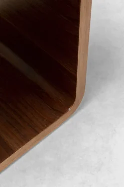 KARE Lounge Cube MDF Walnuss