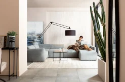 KARE Lucca Schlussecke Elements Links Grau 89cm