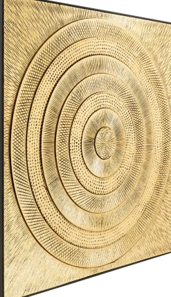 KARE Objektbild Art Circle Gold 120x120cm