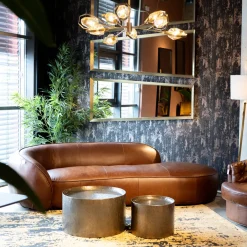 KARE Recamiere Wonder Leder Braun 252cm