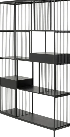 KARE Regal Bologna Schwarz 125x200cm