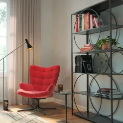 KARE Regal Circle Schwarz 100x200cm