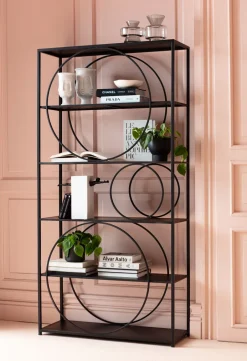 KARE Regal Circle Schwarz 100x200cm