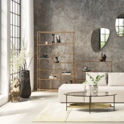 KARE Regal Loft Gold 115x195cm