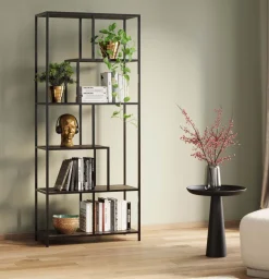 KARE Regal Loftie Schwarz 77x185cm