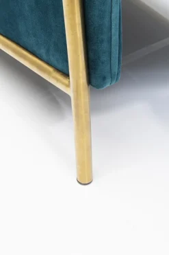 KARE Relaxsessel Lazy Velvet Blau