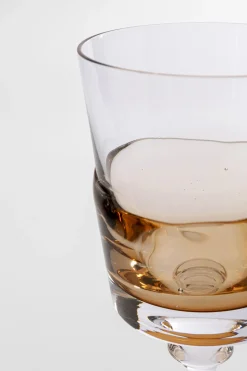 KARE Rotweinglas Mimi Amber 21cm