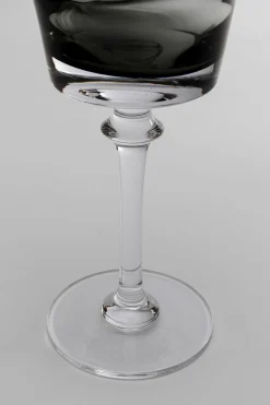 KARE Rotweinglas Mimi Grey 21cm