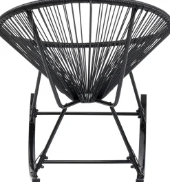 KARE Schaukelstuhl Acapulco Mono Schwarz