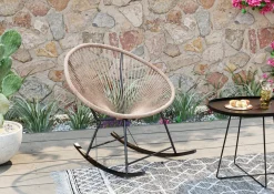 KARE Schaukelstuhl Acapulco Natur