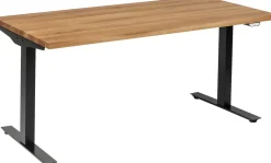 KARE Schreibtisch Office Jackie Eiche Schwarz 160x80