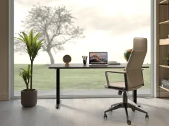 KARE Schreibtisch Office Smart Schwarz Schwarz 140x70