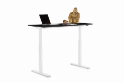 KARE Schreibtisch Office Smart Weiß Schwarz 140x70