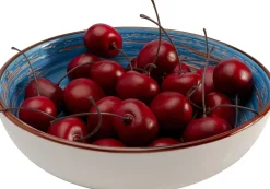 KARE Schüssel Swirl Blau Ø18cm