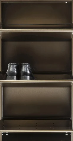 KARE Schuhkipper Caruso 3-er Bronze