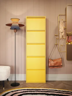 KARE Schuhkipper Caruso 5-er Gelb