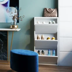 KARE Schuhkipper Caruso 3-er Weiß