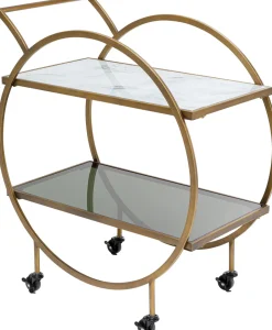 KARE Servierwagen Loft Brass