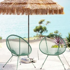 KARE Sessel Acapulco Mono Grün 2/Set