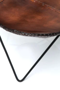 KARE Sessel Butterfly Brown Econo