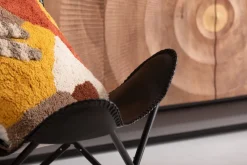 KARE Sessel California Leder Schwarz