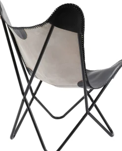 KARE Sessel California Leder Schwarz